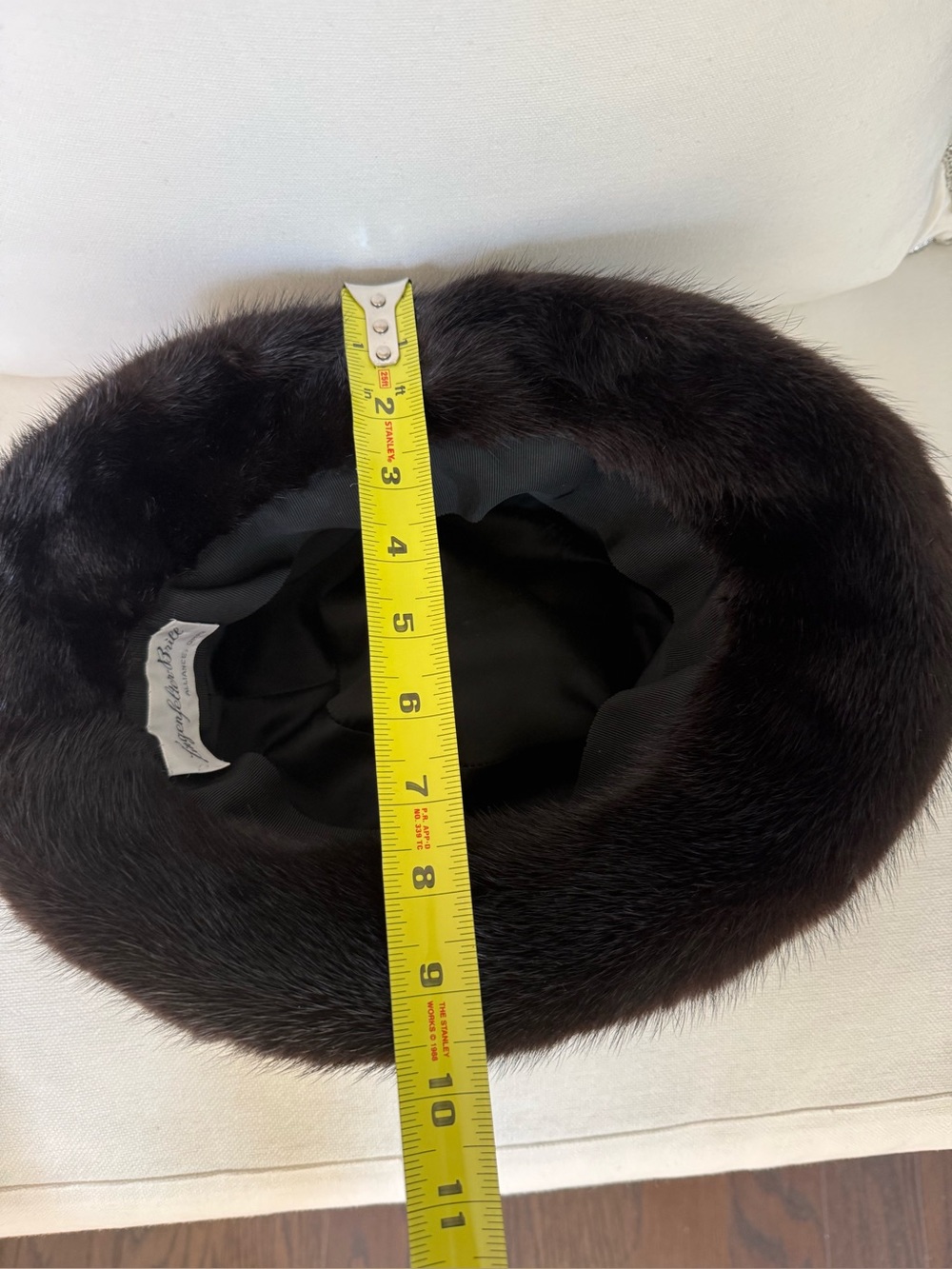 VTG LINGENFELTER- BRILL MINK HAT - Picture 11 of 12